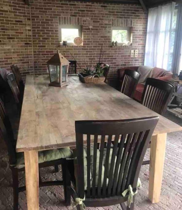 Opglabbeek Vakantiehuis De Wereldburger Worldcitizen מראה חיצוני תמונה